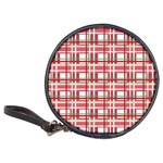 Red plaid pattern Classic 20-CD Wallets