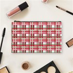 Red plaid pattern Cosmetic Bag (Medium) 