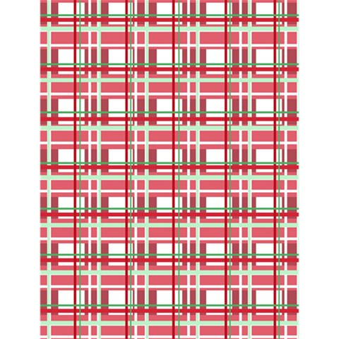 Red plaid pattern Large Memo Pads from ArtsNow.com 4.125 x5.5  Memopad