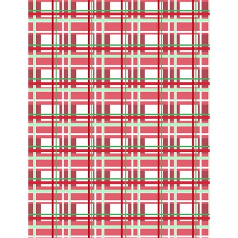 Red plaid pattern Large Memo Pads from ArtsNow.com 4.125 x5.5  Memopad