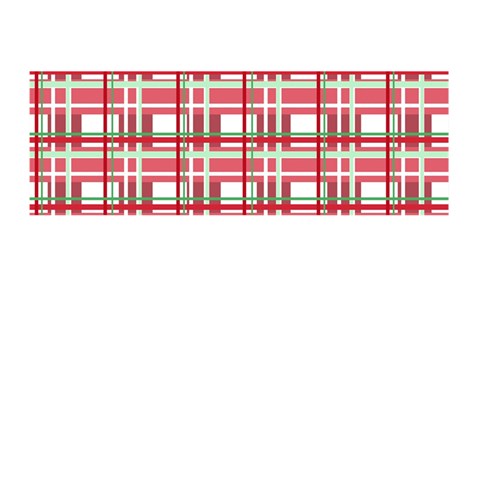 Red plaid pattern Memory Card Reader (Stick)  from ArtsNow.com Front