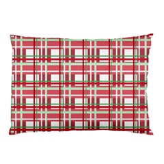 Red plaid pattern Pillow Case (Two Sides) from ArtsNow.com Front