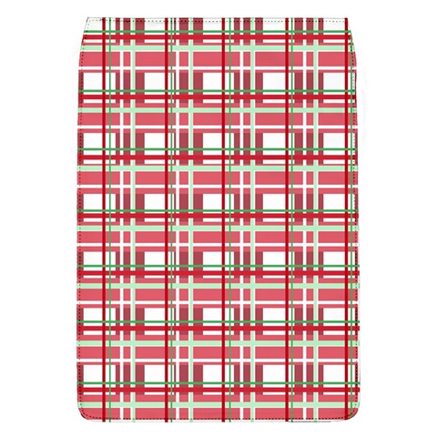Red plaid pattern Flap Covers (L)  from ArtsNow.com Front