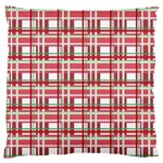 Red plaid pattern Standard Flano Cushion Case (One Side)