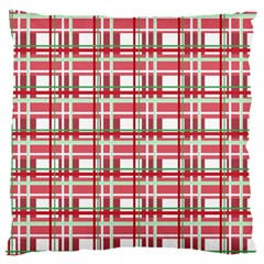 Red plaid pattern Standard Flano Cushion Case (Two Sides) from ArtsNow.com Front