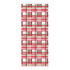 Red plaid pattern Pleated Skirt from ArtsNow.com Back Pleats