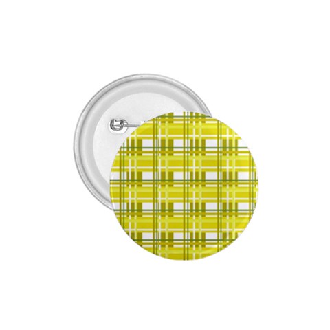 Yellow plaid pattern 1.75  Buttons from ArtsNow.com Front