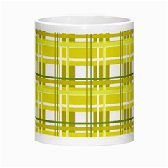 Yellow plaid pattern Morph Mugs from ArtsNow.com Center