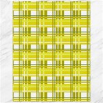 Yellow plaid pattern Canvas 12  x 16  