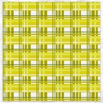 Yellow plaid pattern Canvas 16  x 16  