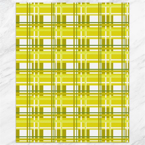 Yellow plaid pattern Canvas 16  x 20   from ArtsNow.com 15.75 x19.29  Canvas - 1
