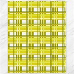 Yellow plaid pattern Canvas 16  x 20  