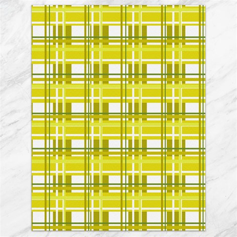 Yellow plaid pattern Canvas 18  x 24   from ArtsNow.com 17.8 x23.08  Canvas - 1