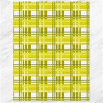 Yellow plaid pattern Canvas 18  x 24  