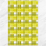 Yellow plaid pattern Canvas 24  x 36 