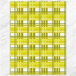 Yellow plaid pattern Canvas 36  x 48  
