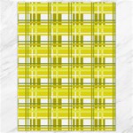 Yellow plaid pattern Canvas 36  x 48  