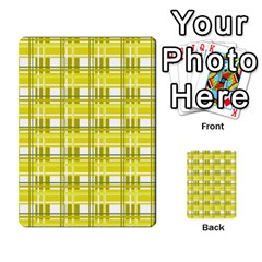 Yellow plaid pattern Multi Back 52