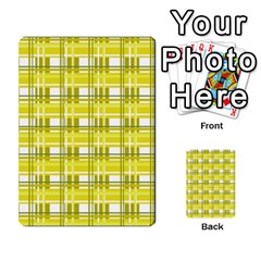Yellow plaid pattern Multi Back 45