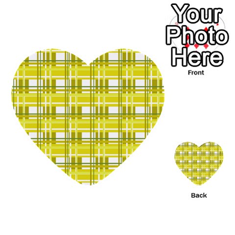 Yellow plaid pattern Multi Front 1
