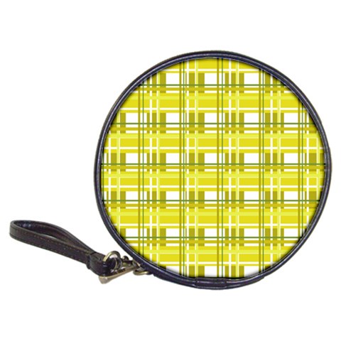 Yellow plaid pattern Classic 20 Front