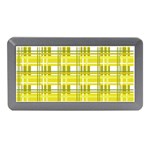 Yellow plaid pattern Memory Card Reader (Mini)