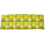 Yellow plaid pattern Body Pillow Case Dakimakura (Two Sides)