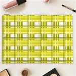 Yellow plaid pattern Cosmetic Bag (XXL) 