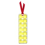 Yellow plaid pattern Small Book Marks