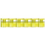 Yellow plaid pattern Flano Scarf (Small)