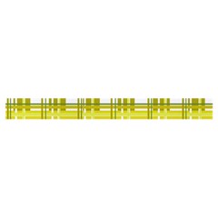 Yellow plaid pattern Zipper Grocery Tote Bag from ArtsNow.com Strap