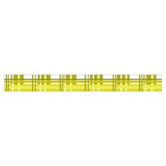 Yellow plaid pattern Medium Zipper Tote Bag from ArtsNow.com Strap