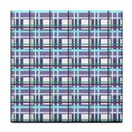 Decorative plaid pattern Tile Coasters