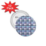 Decorative plaid pattern 1.75  Buttons (10 pack)