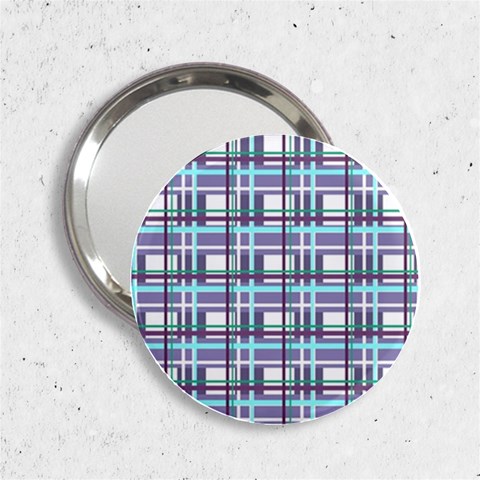 Decorative plaid pattern 2.25  Handbag Mirrors from ArtsNow.com Front