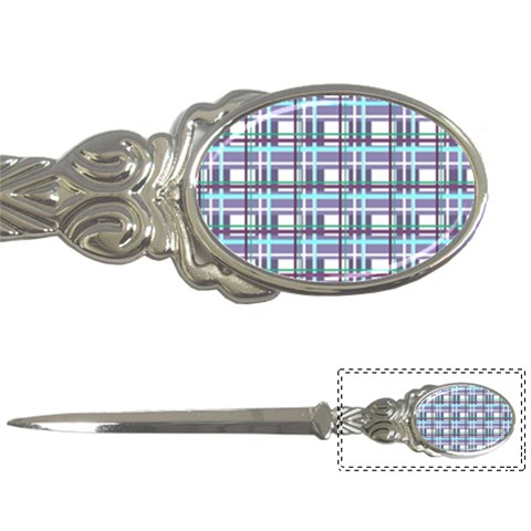 Decorative plaid pattern Letter Openers from ArtsNow.com Front