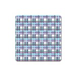 Decorative plaid pattern Square Magnet
