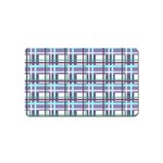 Decorative plaid pattern Magnet (Name Card)