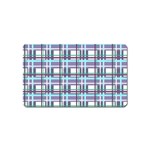 Decorative plaid pattern Magnet (Name Card)