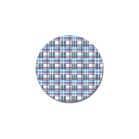 Decorative plaid pattern Golf Ball Marker from ArtsNow.com Front