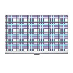 Decorative plaid pattern Business Card Holders