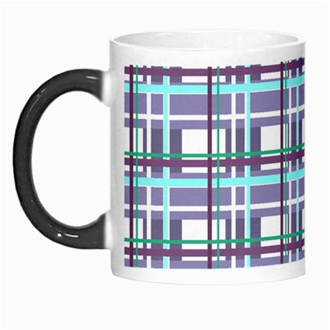 Decorative plaid pattern Morph Mugs from ArtsNow.com Left