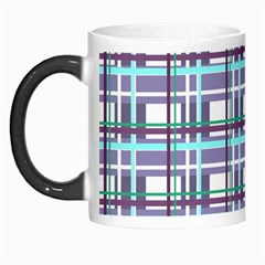 Decorative plaid pattern Morph Mugs from ArtsNow.com Left