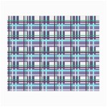 Decorative plaid pattern Small Glasses Cloth