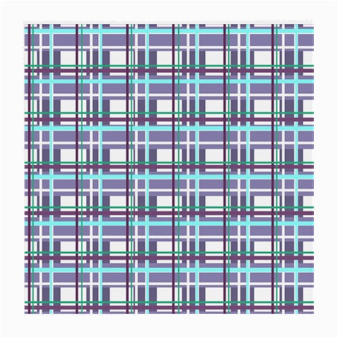 Decorative plaid pattern Medium Glasses Cloth (2 Front
