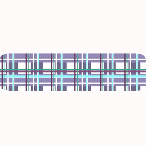 Decorative plaid pattern Large Bar Mats from ArtsNow.com 32 x8.5  Bar Mat