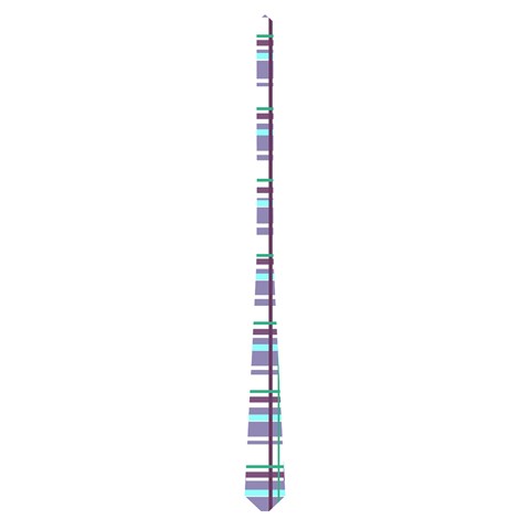 Decorative plaid pattern Neckties (One Side)  from ArtsNow.com Front