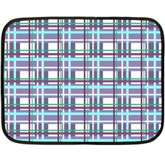 Decorative plaid pattern Double Sided Fleece Blanket (Mini)  from ArtsNow.com 35 x27  Blanket Front