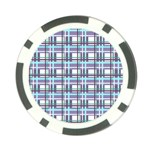 Decorative plaid pattern Poker Chip Card Guards (10 pack) 