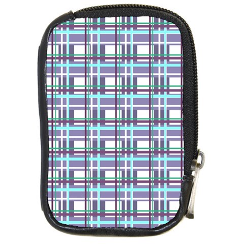 Decorative plaid pattern Compact Camera Cases from ArtsNow.com Front